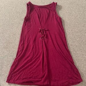 5/$15- Sleeveless Burgundy Dress